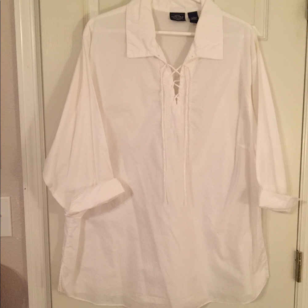 Sonoma 1X shirt with 3/4 sleeve